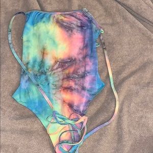 Fashion nova tie-dye bodysuit
